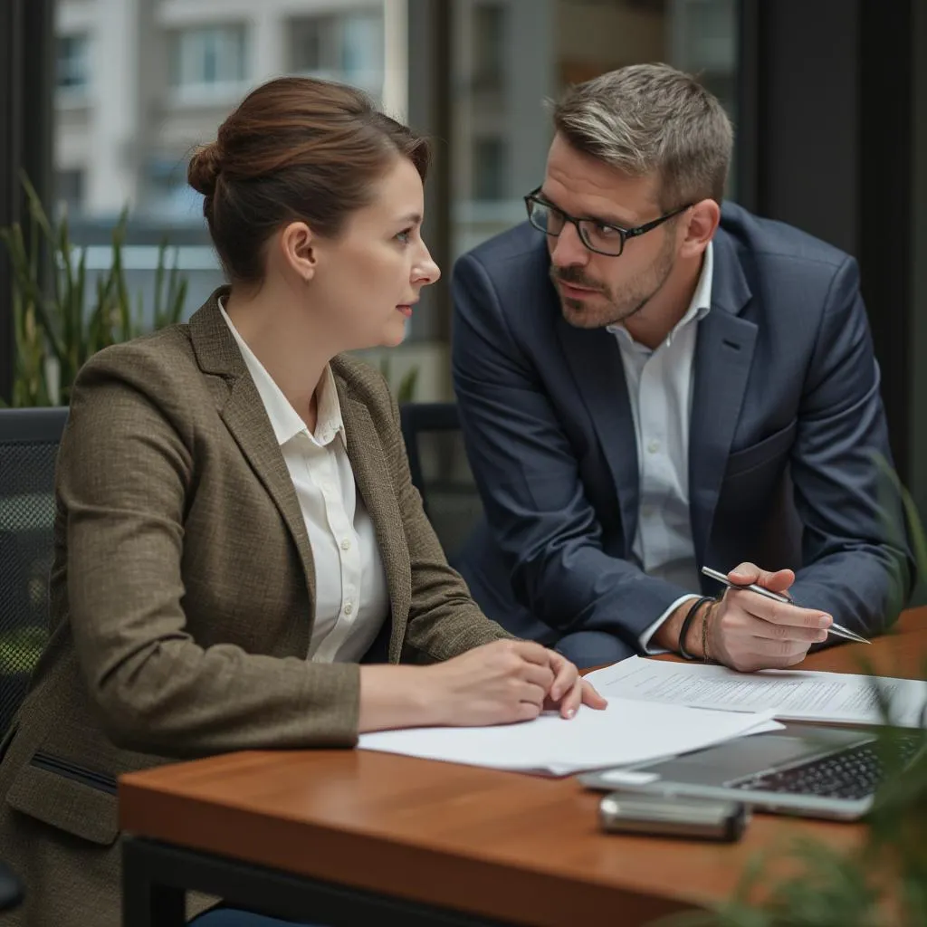 Consultor de InversorPrep asesorando a un emprendedor