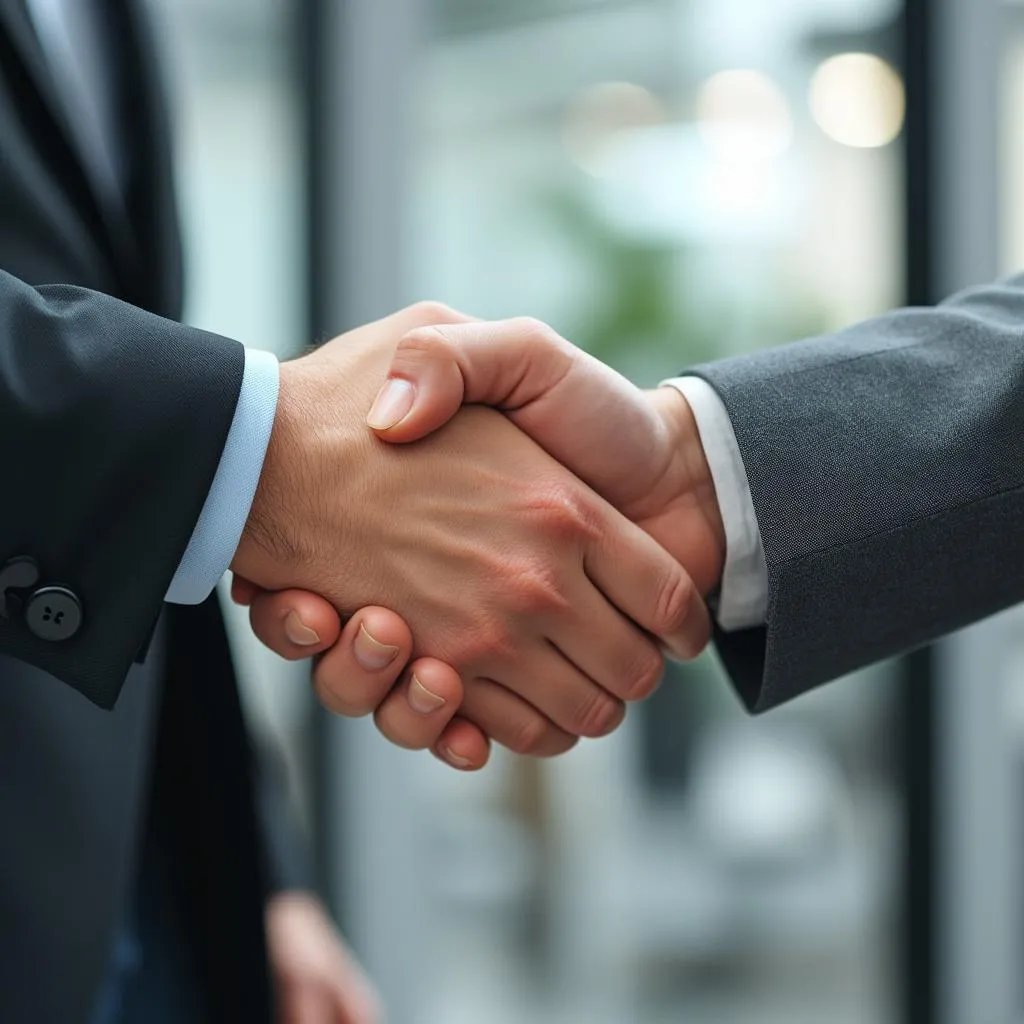 Reunión de negocios entre emprendedores e inversores